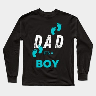 Ahoy it's a boy " new mom gift" & "new dad gift" "it's a boy pregnancy" newborn, mother of boy, dad of boy gift Long Sleeve T-Shirt